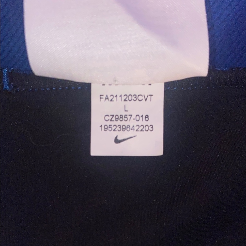 Nike Black and Blue Athletic Shorts - Picture 2 of 3
